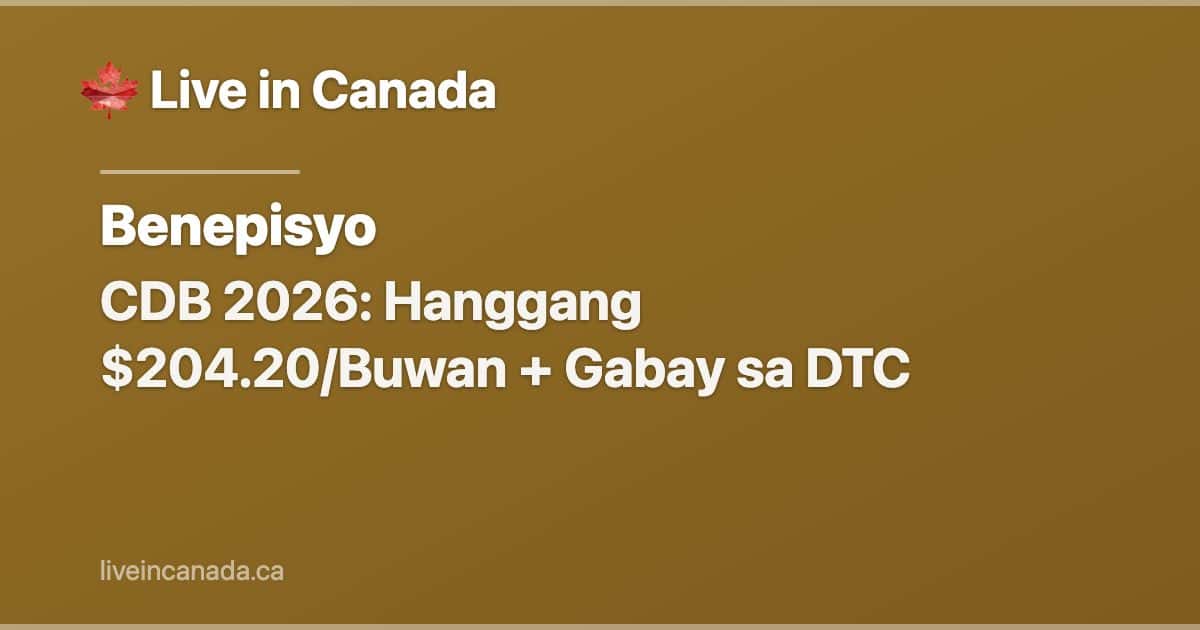 CDB 2026: Hanggang $204.20/Buwan + Gabay sa DTC