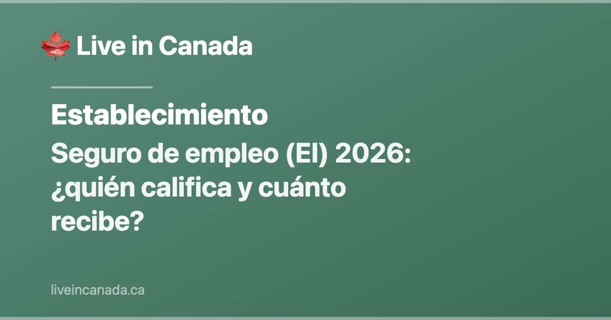 Seguro de empleo (EI) 2026: ¿quién califica y cuánto recibe?