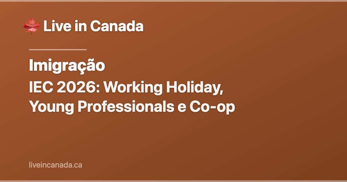 IEC 2026: Working Holiday, Young Professionals e Co-op