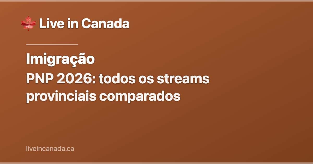 PNP 2026: todos os streams provinciais comparados