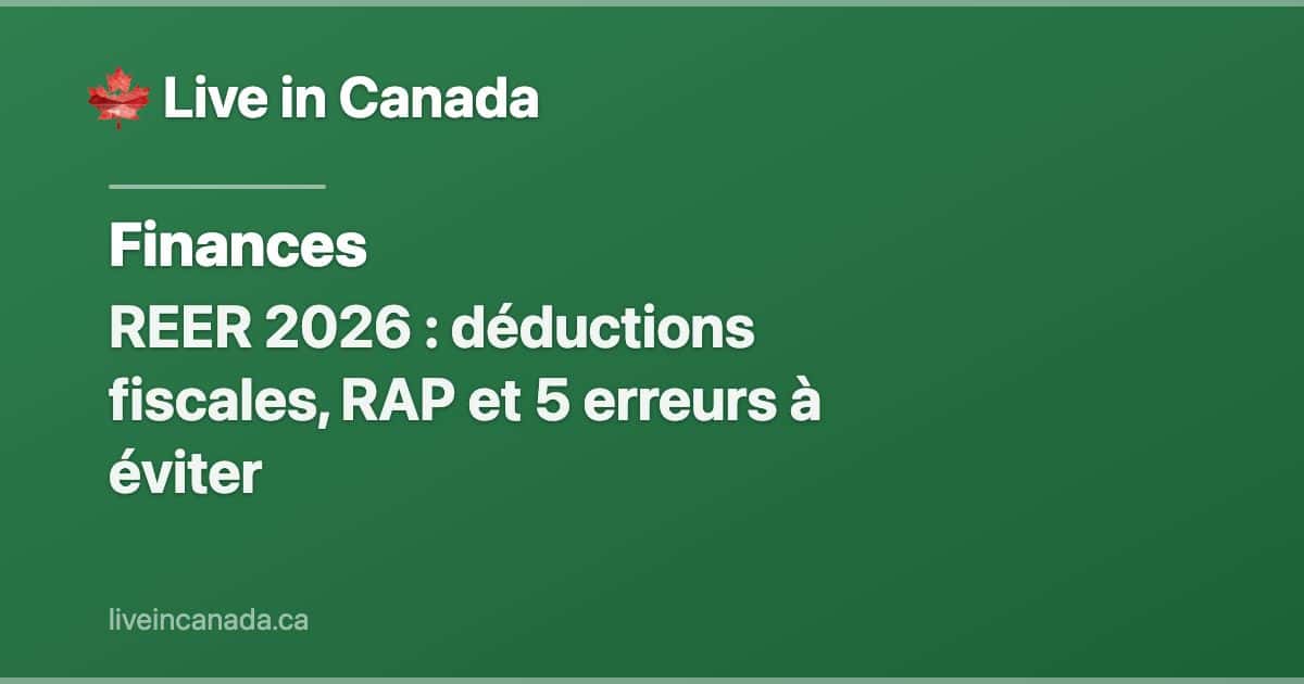 REER 2026 : déductions fiscales, RAP et 5 erreurs à éviter