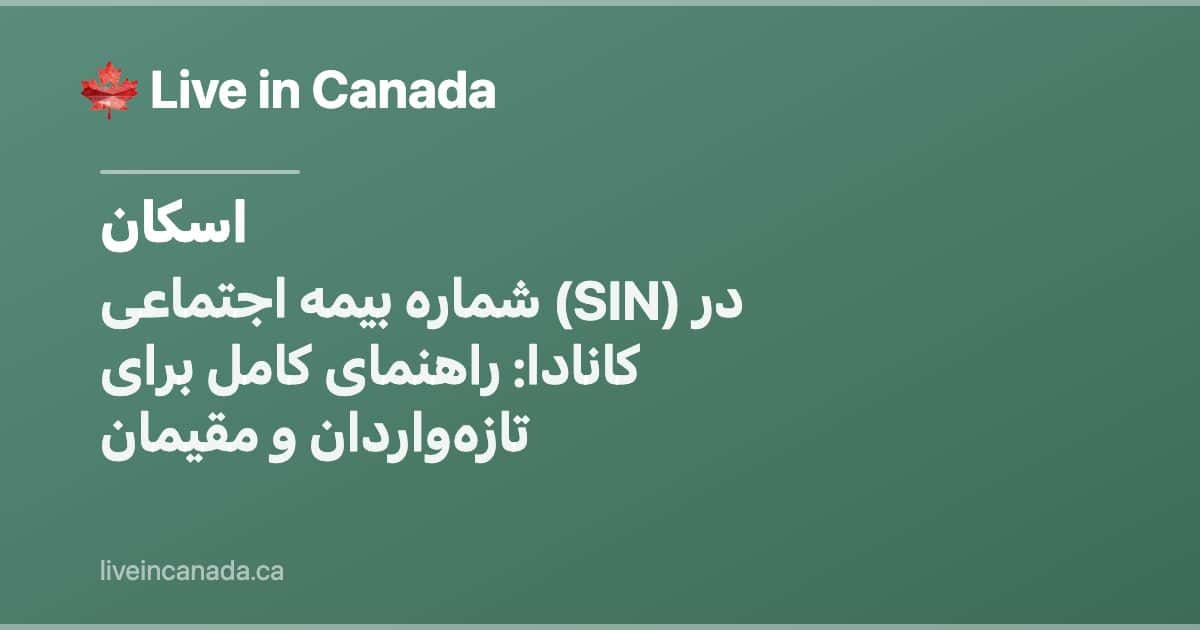 شماره بیمه اجتماعی (SIN) در کانادا: راهنمای کامل برای تازهواردان و مقیمان